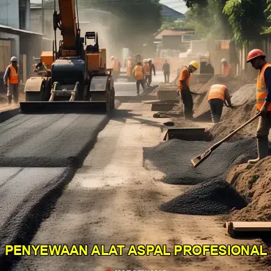 penyewaan alat aspal profesional